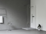 Ravak Walk-In Wall Set 140, černá+transparent