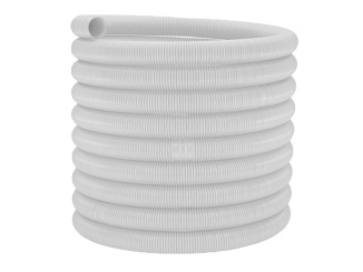 Prepojenie filtrácie a bazénu –  Bazénová hadica CleanTube 38 biela 38 mm / 1,0 m 3004_B38