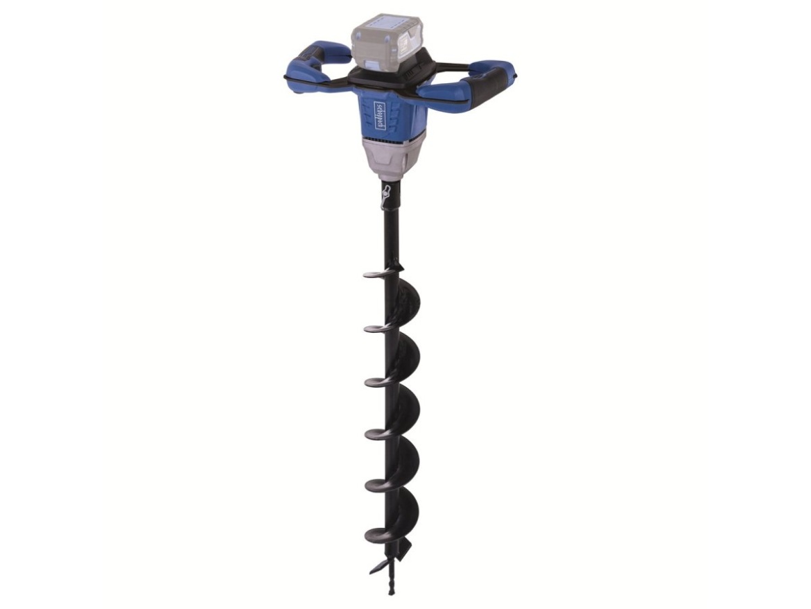 20 V-os IXES akkus talajfúró (akkumulátor és töltő nélkül) Scheppach BC-EB100-X