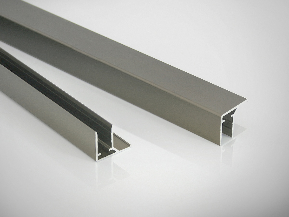 U profil s okapnicí Alu ELOX 10 mm T-plastics