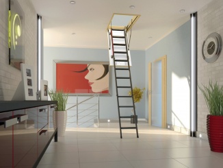 Půdní schody Fakro – LMK 70 x 130 cm / 280 cm