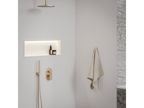 Ravak EL 065.60RGB.O2.RB07E Podomítková baterie 2-cestná bez tělesa, Rose Gold Brushed