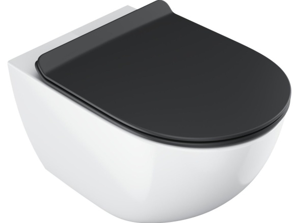 Ravak WC sedadlo Vita slim, čierna