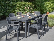 Keter Zahradní stůl Girona - 160 x 90 x 74 cm - grafitový