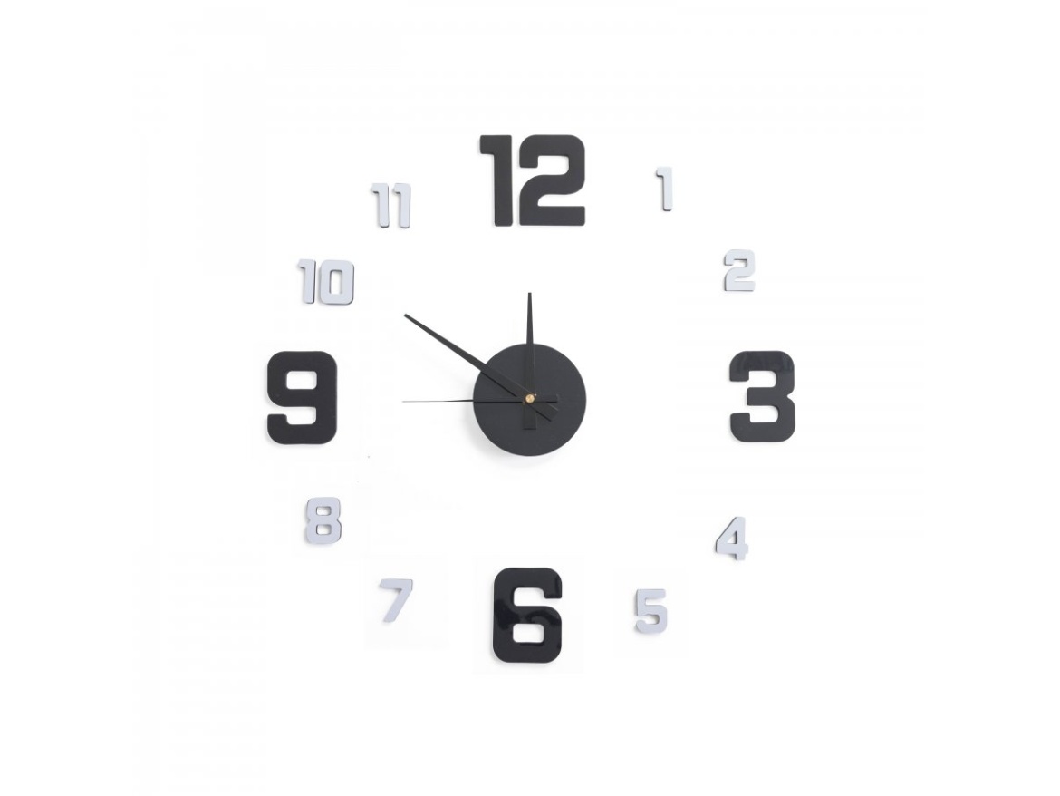 G21 Samolepící hodiny  Metallic Style