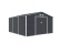 Plechový zahradní domek G21 GAH 1300 - 340 x 382 cm, antracitový