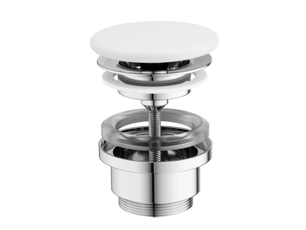 Ravak Umyvadlová pileta pevná Flat, keramická, černá matná