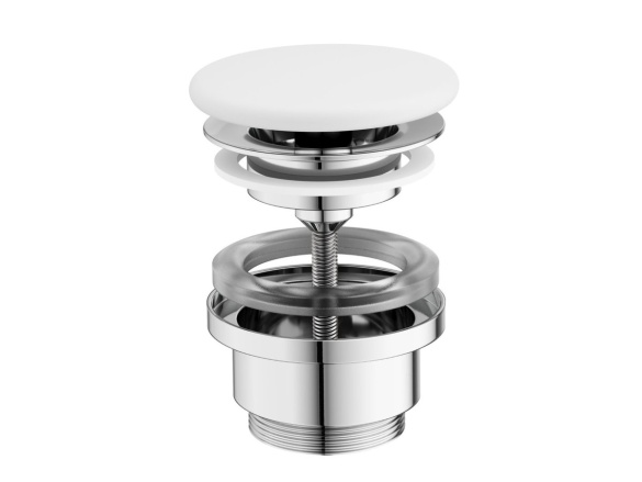 Ravak Umývadlová pileta pevná keramická Flat, biela matná