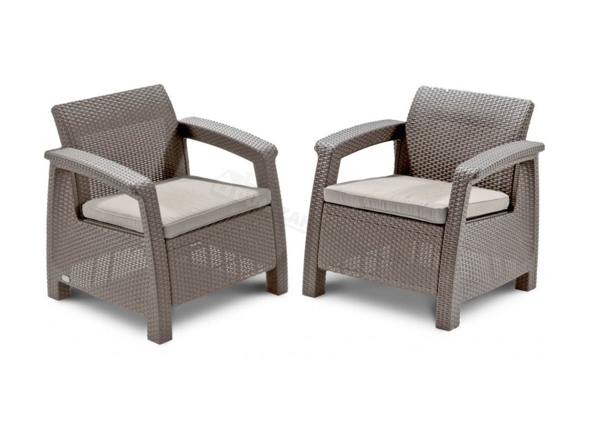 Keter Allibert Corfu Weekend 2+1 - cappuccino