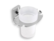 Novaservis Držák skleničky a kartáčků Metalia 12, sklo/chrom, , 0249,0