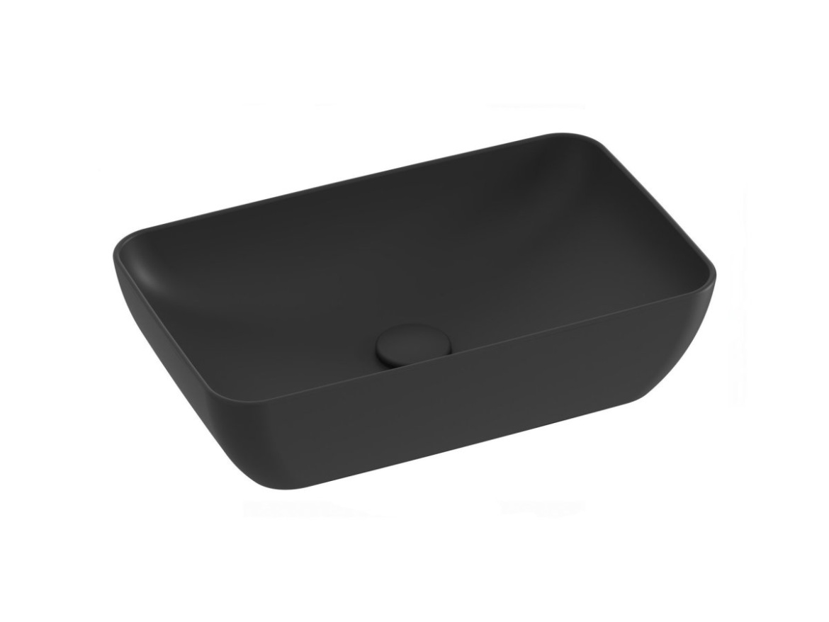 Ravak Umývadlo Uni Slim R 50, bez otvoru pre batériu, bez prepadu, biela