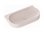 Ravak Umývadlo Yard 80, s otvorom pre batériu, bez prepadu, biela matná