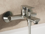 Ravak SL 022.00CR Vaňová nástenná batéria bez sprchového setu, chróm