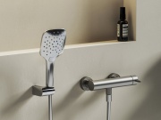 Ravak NX 032.30SSB Sprchová nástěnná baterie bez sprchového setu, nerez kartáčovaná