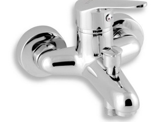 Csaptelepek – Novaservis Vanová baterie Titania Iris 100 mm, chrom, nástěnná, bez příslušenství, 94424/1,0