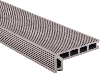Terasová prkna WPC G21 –  Terasová doska zakončovacia 2,5 x 14 x 400 cm, Incana WPC