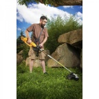 Křovinořez s aku motorem 40 V (bez baterie a nabíječky) Riwall PRO RABC 2540i