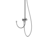 Ravak DS 090.00CR Sprchový sloup bez baterie, posuvný, se sprchovým setem, chrom