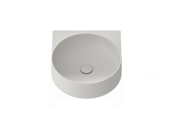 Ravak Umyvadlo Yard 40, bez otvoru pro baterii, bez přepadu, Grey Green