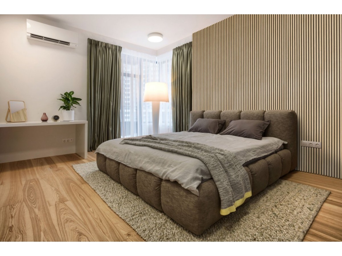 G21 Akustický panel  270x60,5x2,1 cm, přírodní dub