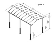 Prídavné nohy Palram Přídavné nohy Arcadia