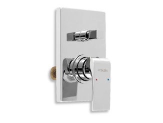 Vodovodní baterie – Novaservis Vanová baterie Nobless Sharp, chrom, podomítková, s příslušenstvím, 37050R,0