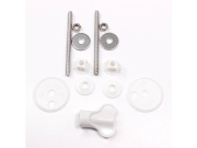 WC sedátka, záchodová prkna Schütte GREY STEEL | MDF, Soft Close