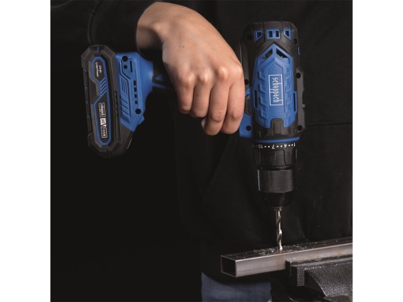 20 V IXES aku vrtací šroubovák (bez baterie a nabíječky) Scheppach C-DD45-X