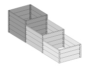 Kaskádový záhon Scobax Set 801