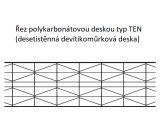 Polykarbonátová deska Lanit Plast TEN 55 mm