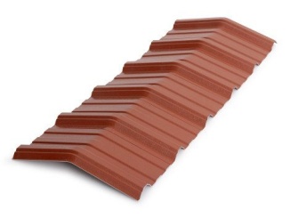 Zastrešenie –  Covernit PVC hřebenáč T25