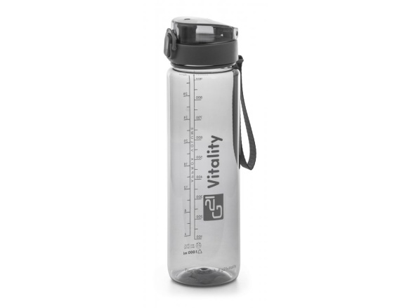 G21 Láhev  na pití, 1000 ml, šedá