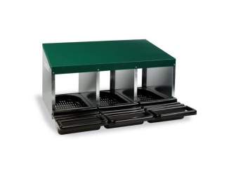 Drůběž –  Scobax Snáškové hnízdo GAUN pro 3 nosnice - 10140