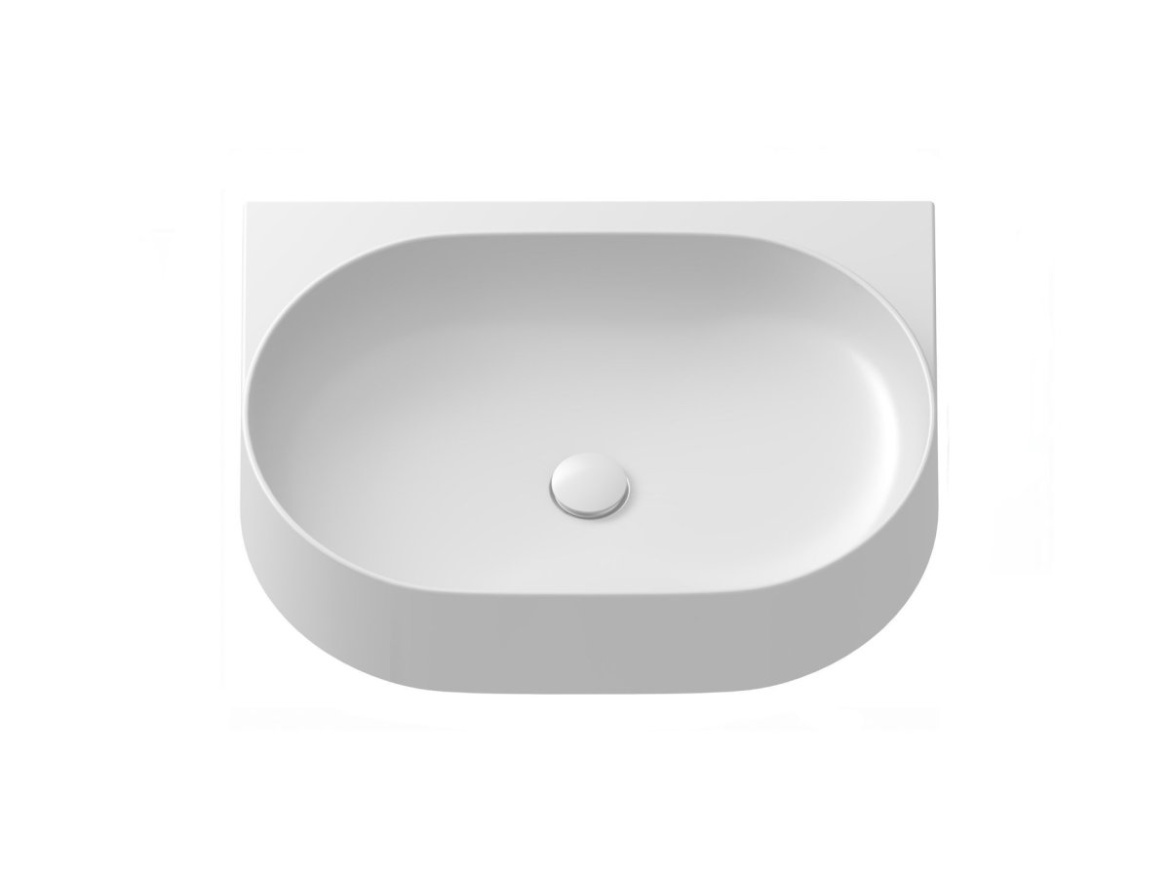 Ravak Umývadlo Yard 60, bez otvoru pre batériu, bez prepadu, antracit