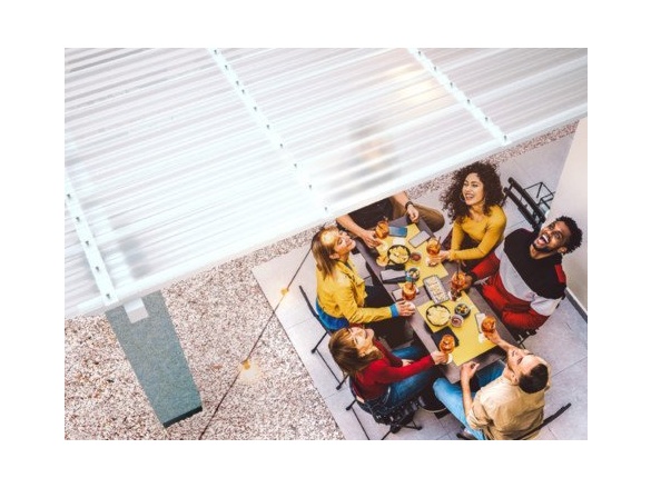 Polykarbonátová vlnitá doska WBH STRONG - číra Covernit Vlnitý polykarbonát WBH Strong čirý