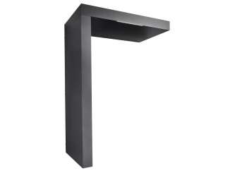 Vchodové striešky Gutta –  Guttavordach BS/B PLUS P pravý odtok 160 - 199 x 90 cm antracit 7500643x