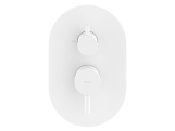 Ravak ES 065.10WV.O2.RB07E Podomítková baterie 2-cestná bez tělesa, White Velvet