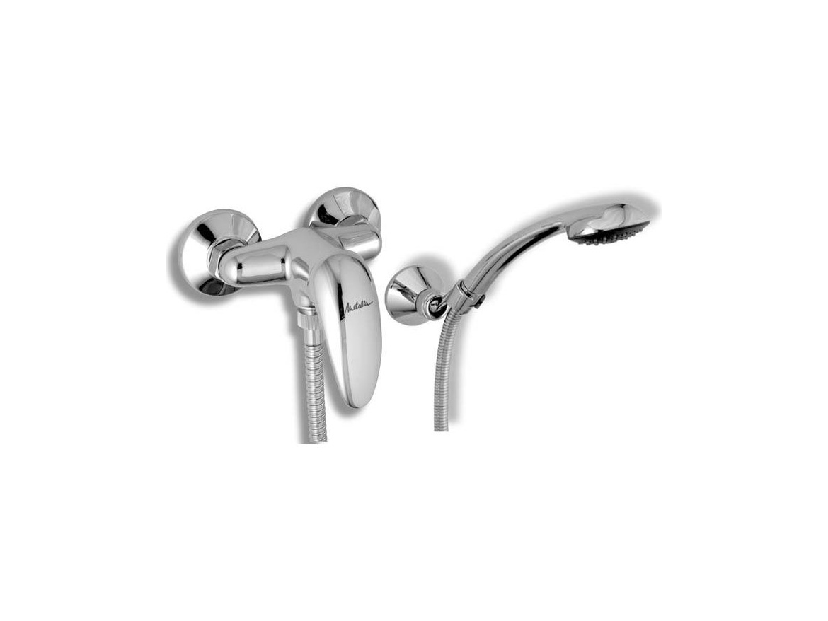 Novaservis Sprchová baterie Metalia 55 150 mm, chrom, nástěnná, s příslušenstvím,  55061,0