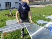 Üvegház összeszerelés