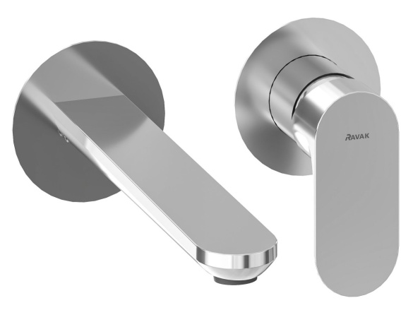 Ravak EL 019.20GB.O1.RB07B Umývadlová podomietková batéria pre R-box, Graphite Brushed