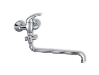 Vodovodné batérie –  Novaservis Umyvadlová paneláková baterie Metalia 55 150 mm, chrom, nástěnná, bez příslušenství,  55071/1,0