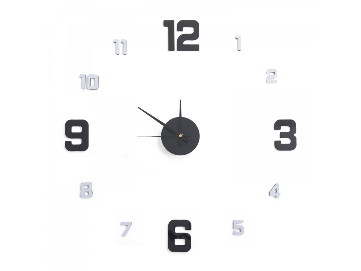 G21 Samolepící hodiny  Metallic Style