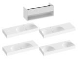 Ravak SD Lite 120 skříňka pod umyvadlo bílá