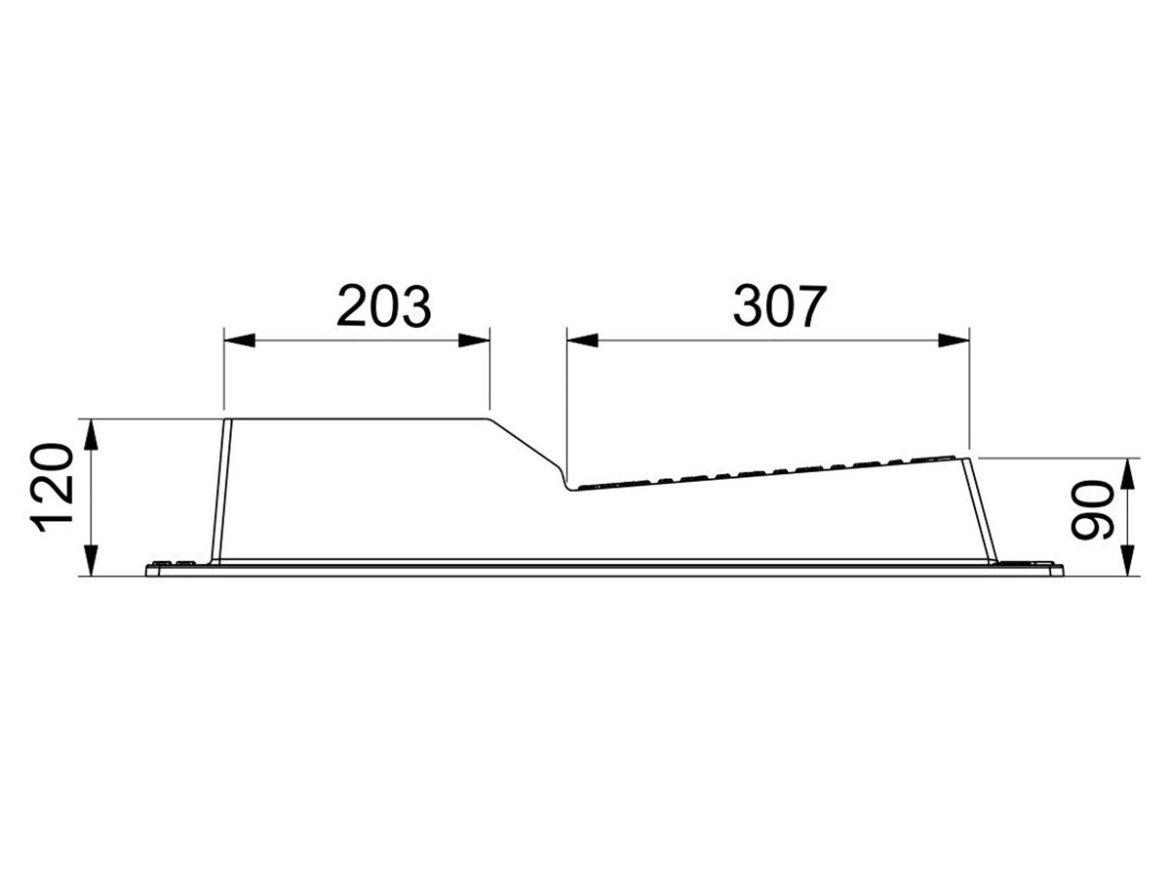 Litinová mříž Gabex Aquamax C250