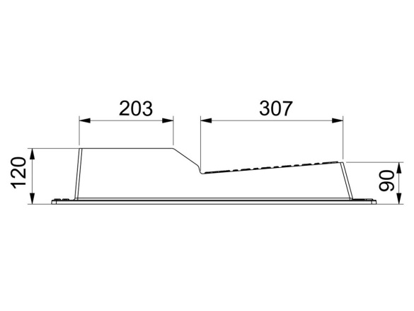 Litinová mříž Gabex Aquamax C250