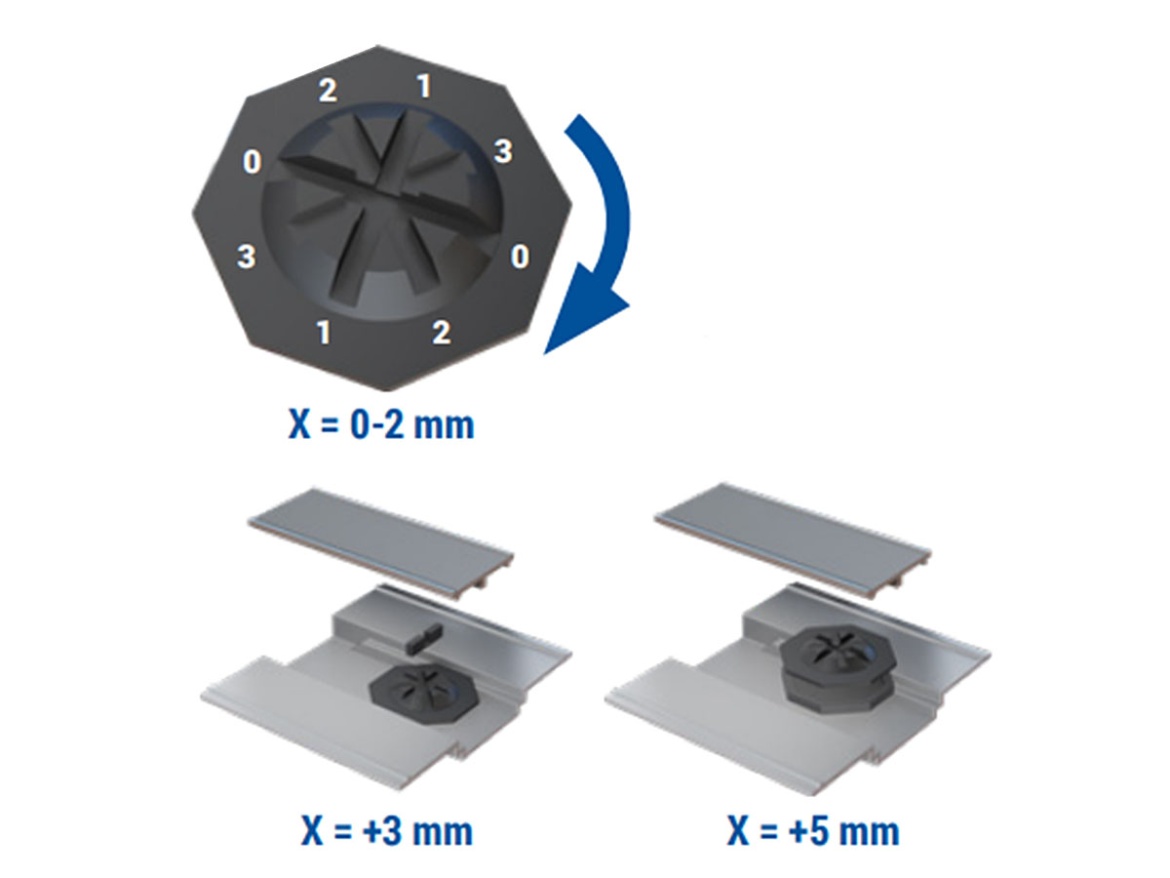 Chuděj Stavěcí podložka podpěry 5 mm