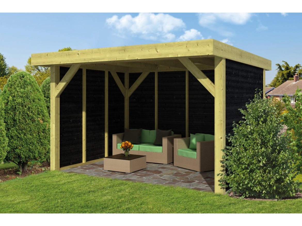 Tuindeco Black Bastenaken DIY Flat Roof