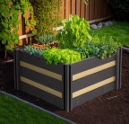 G21 Vyvýšený záhon Crop Duo 106 x 106 x 57, WPC, Cumaru
