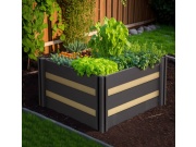G21 Vyvýšený záhon  Crop Duo 106 x 106 x 57, WPC, Cumaru