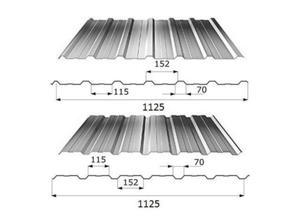 Trapézlemez Gutta T-18 Plus Aluzinek